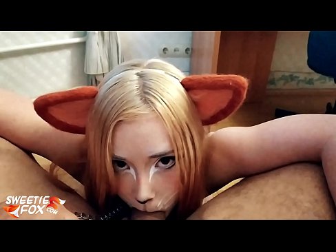 ❤️ Kitsune engole a piça e o esperma na boca ❤❌ Porno em nós ﹏